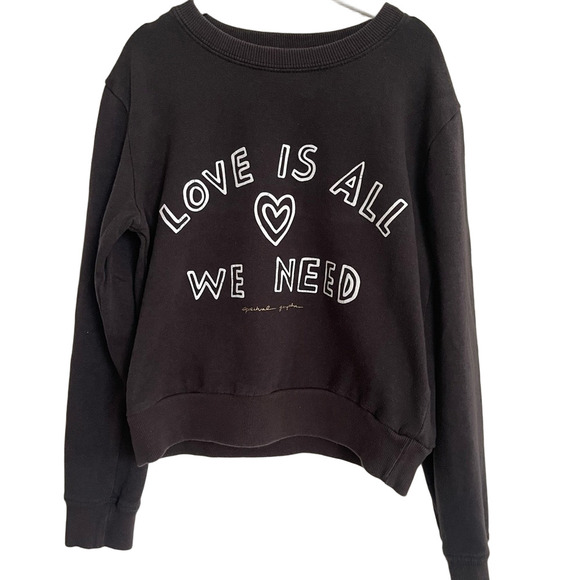 Spiritual Gangster Black Sweatshirt - Love Is All We Need - Picture 1 of 4